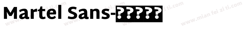 Martel Sans字体转换